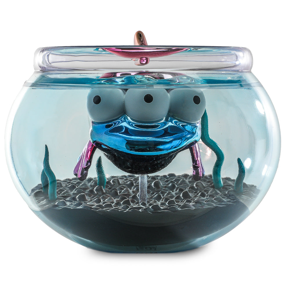 The Simpsons - Blinky in Fish Bowl 5.5" Vinyl Art Figure (Nuclear Electroplate Edition) - NYCC 2025 Debut - SOLD OUT!