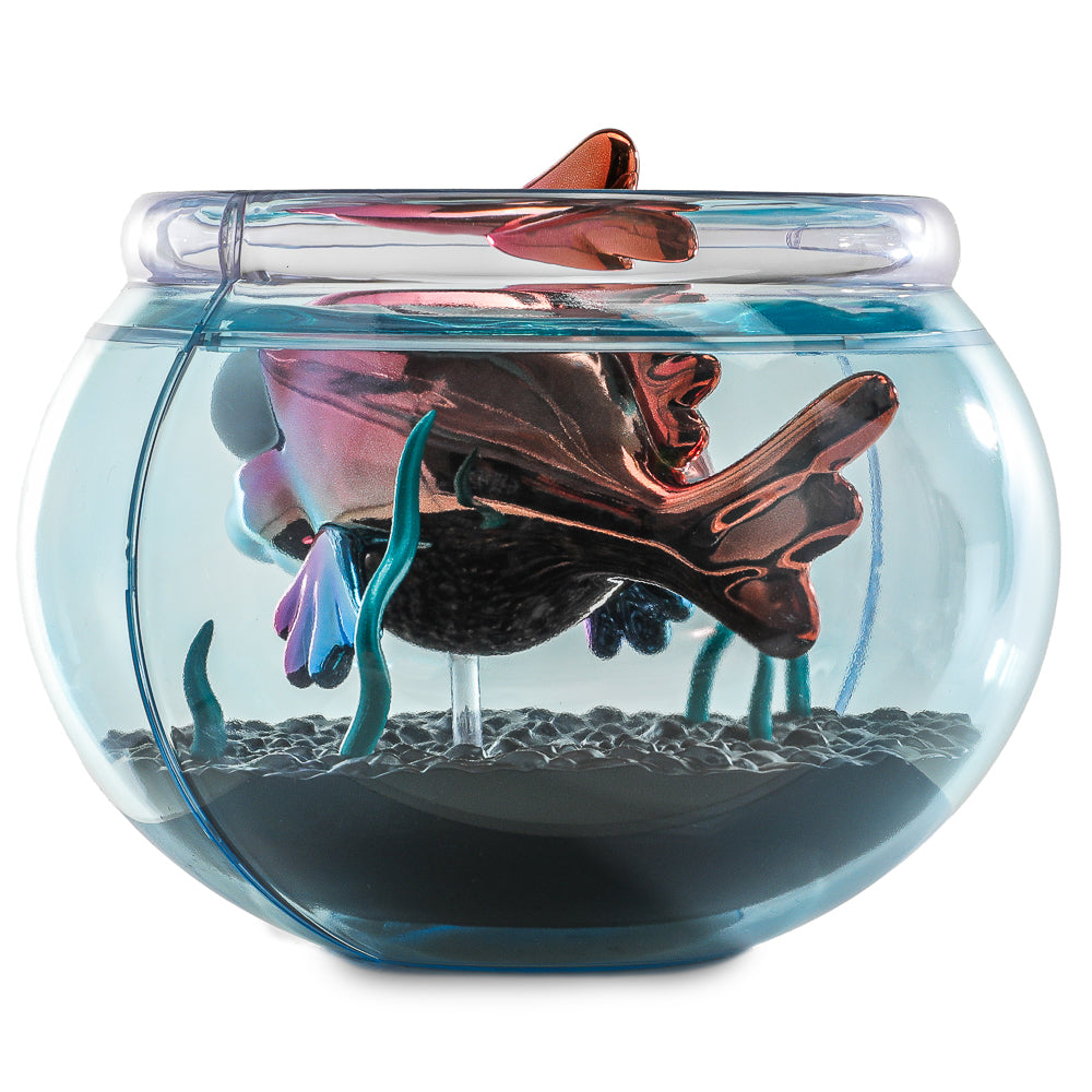 The Simpsons - Blinky in Fish Bowl 5.5" Vinyl Art Figure (Nuclear Electroplate Edition) - NYCC 2025 Debut - SOLD OUT!