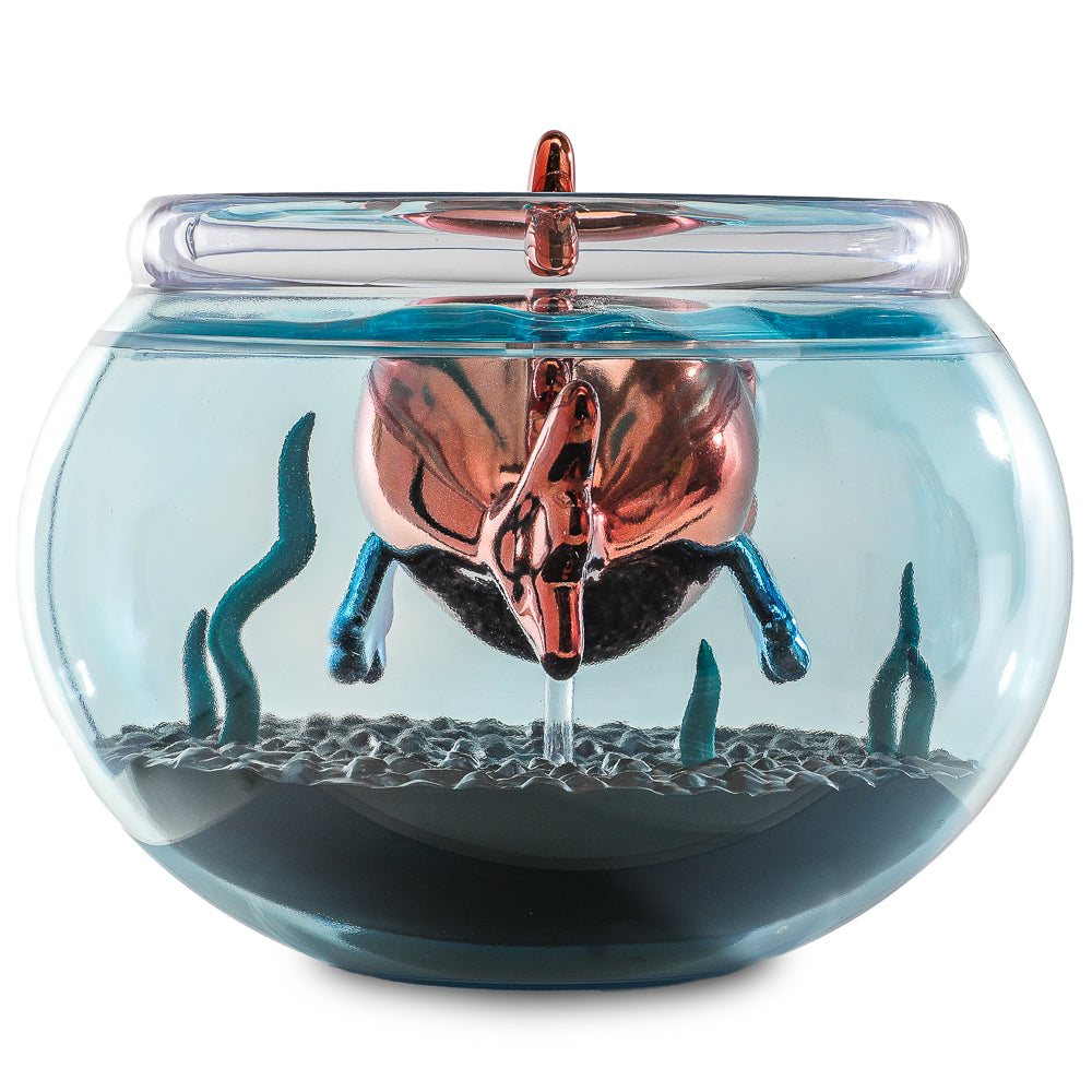 The Simpsons - Blinky in Fish Bowl 5.5" Vinyl Art Figure (Nuclear Electroplate Edition) - NYCC 2025 Debut - SOLD OUT!