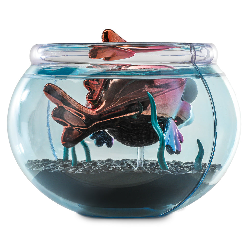The Simpsons - Blinky in Fish Bowl 5.5" Vinyl Art Figure (Nuclear Electroplate Edition) - NYCC 2025 Debut - SOLD OUT!