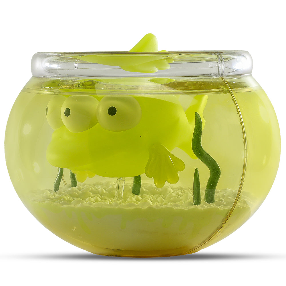 The Simpsons - Blinky in Fish Bowl 5.5" Glow-in-the-Dark Vinyl Art Figure (Radioactive Edition) - Kidrobot.com Exclusive - SOLD OUT!
