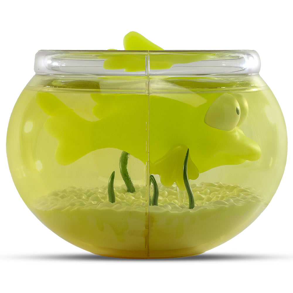 The Simpsons - Blinky in Fish Bowl 5.5" Glow-in-the-Dark Vinyl Art Figure (Radioactive Edition) - Kidrobot.com Exclusive - SOLD OUT!