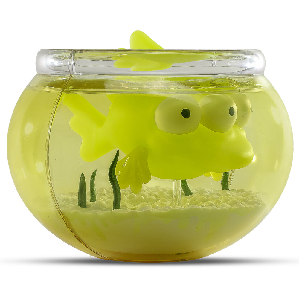 The Simpsons - Blinky in Fish Bowl 5.5" Glow-in-the-Dark Vinyl Art Figure (Radioactive Edition) - Kidrobot.com Exclusive - SOLD OUT!