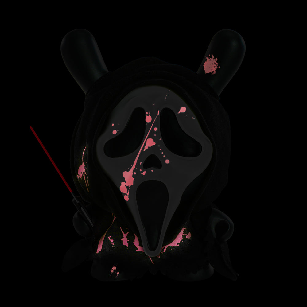 Ghost Face 8" Dunny Glow-in-the-Dark Vinyl Art Figure - Bloody Edition