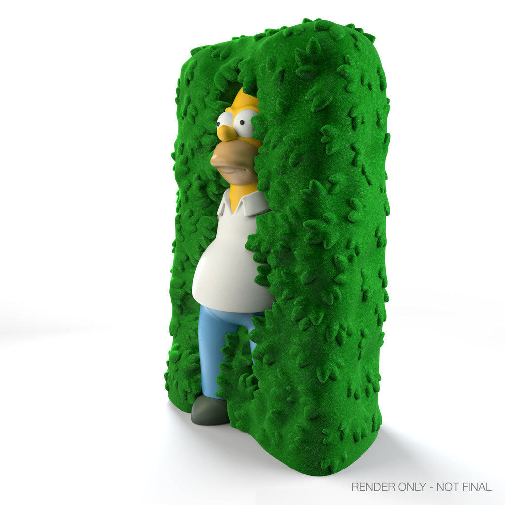 The Simpsons - Homer in Hedge 36" Flocked Art Giant (PRE-ORDER)