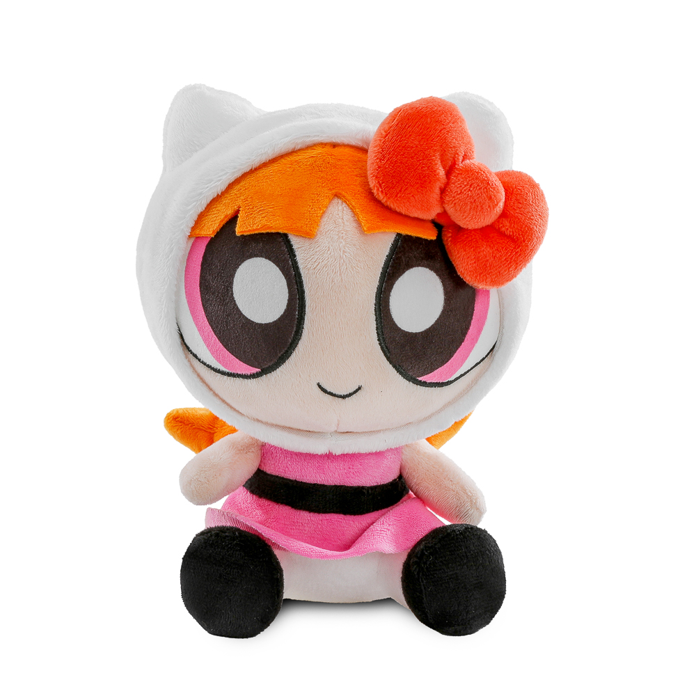 Hello Kitty® and Friends x The Powerpuff Girls - Blossom as Hello Kitty®, Bubbles as Cinnamoroll™, and Buttercup as Kuromi™ Phunny Plush Bundle 3-Pack