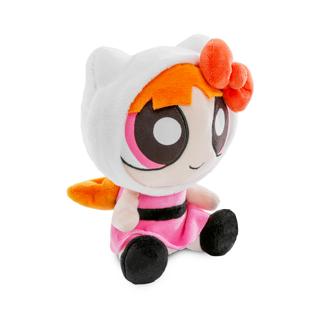 Hello Kitty® and Friends x The Powerpuff Girls - Blossom as Hello Kitty®, Bubbles as Cinnamoroll™, and Buttercup as Kuromi™ Phunny Plush Bundle 3-Pack