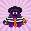 2026 CON EXCLUSIVE: McDonald's - Grimace in Disguise Large Plush (Limited Edition of 500) - SOLD OUT!