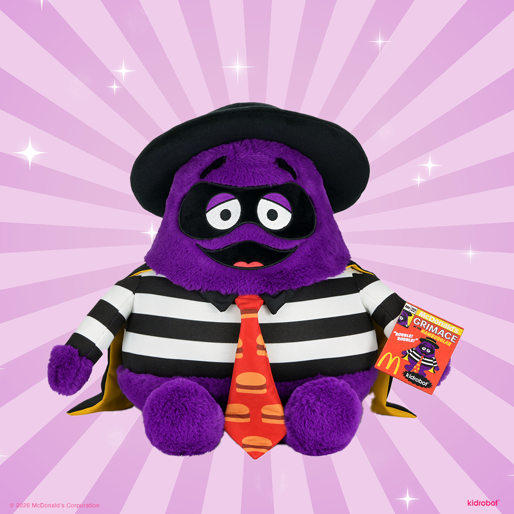 2026 CON EXCLUSIVE: McDonald's - Grimace in Disguise Large Plush (Limited Edition of 500) - SOLD OUT!