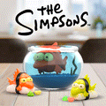 The Simpsons - Blinky in Fish Bowl 5.5" Vinyl Art Figure