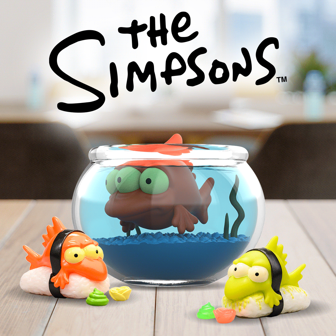 The Simpsons - Blinky in Fish Bowl 5.5" Vinyl Art Figure