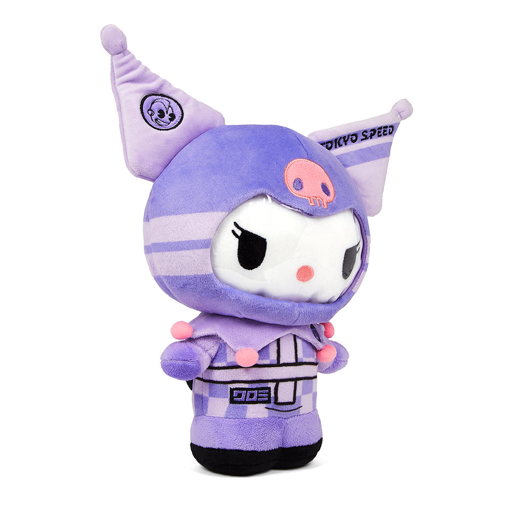 Hello Kitty® and Friends Tokyo Speed Racer 13" Plush 4-Pack Bundle - Badtz-maru®, Hello Kitty, Kuromi & My Melody® (PRE-ORDER)
