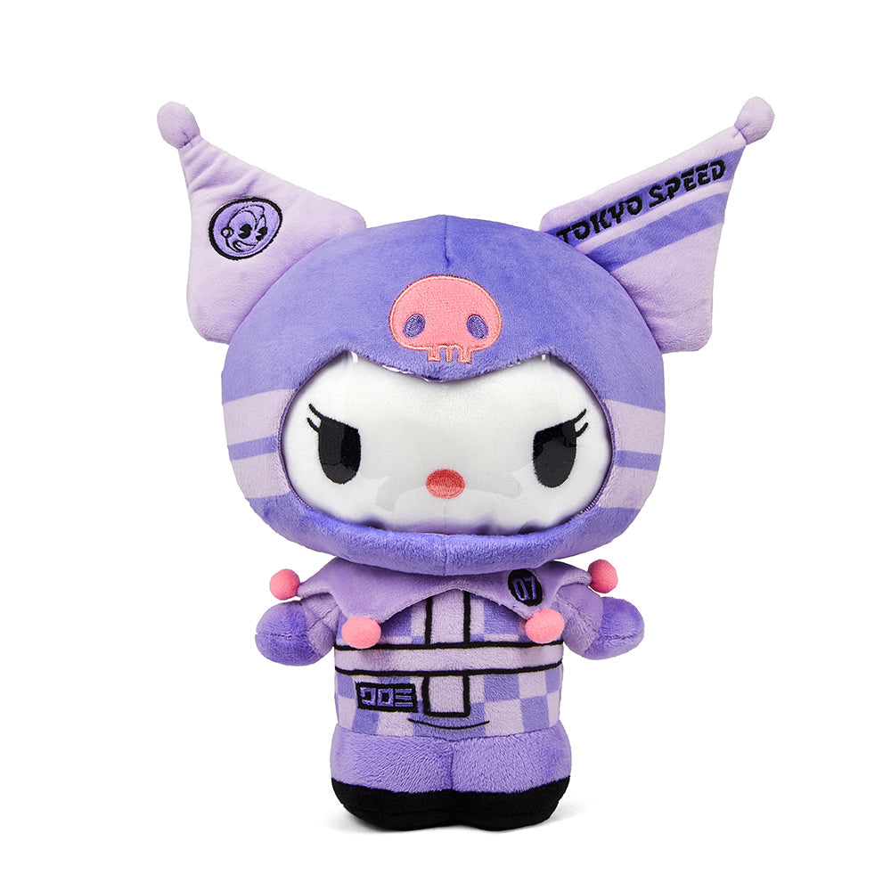 Hello Kitty® and Friends Tokyo Speed Racer 13" Plush 4-Pack Bundle - Badtz-maru®, Hello Kitty, Kuromi & My Melody® (PRE-ORDER)