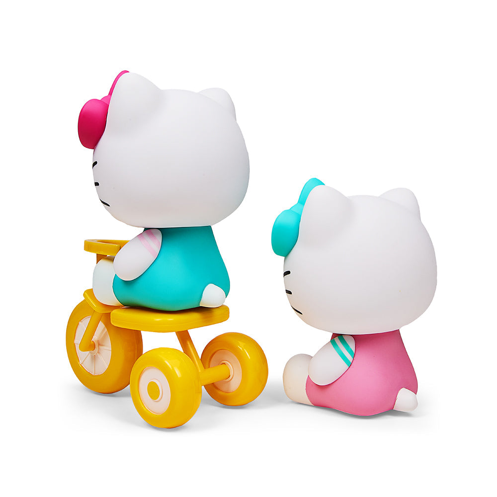 Hello Kitty® Tricycle and Ice Cream Play Theme 4.5" Vinyl Figure 2-Pack Set by Kidrobot