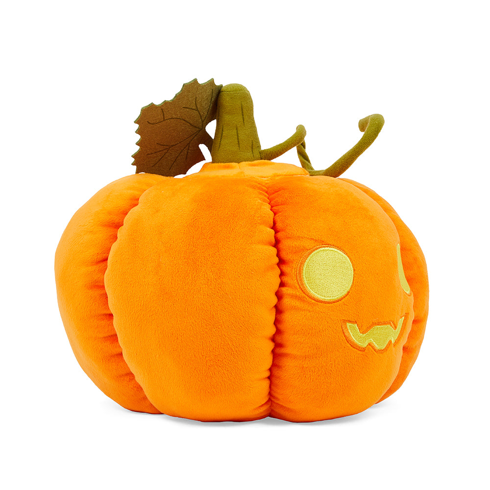 Yummy World Jack O'Lantern Interactive Pumpkin Plush with Candy Corns