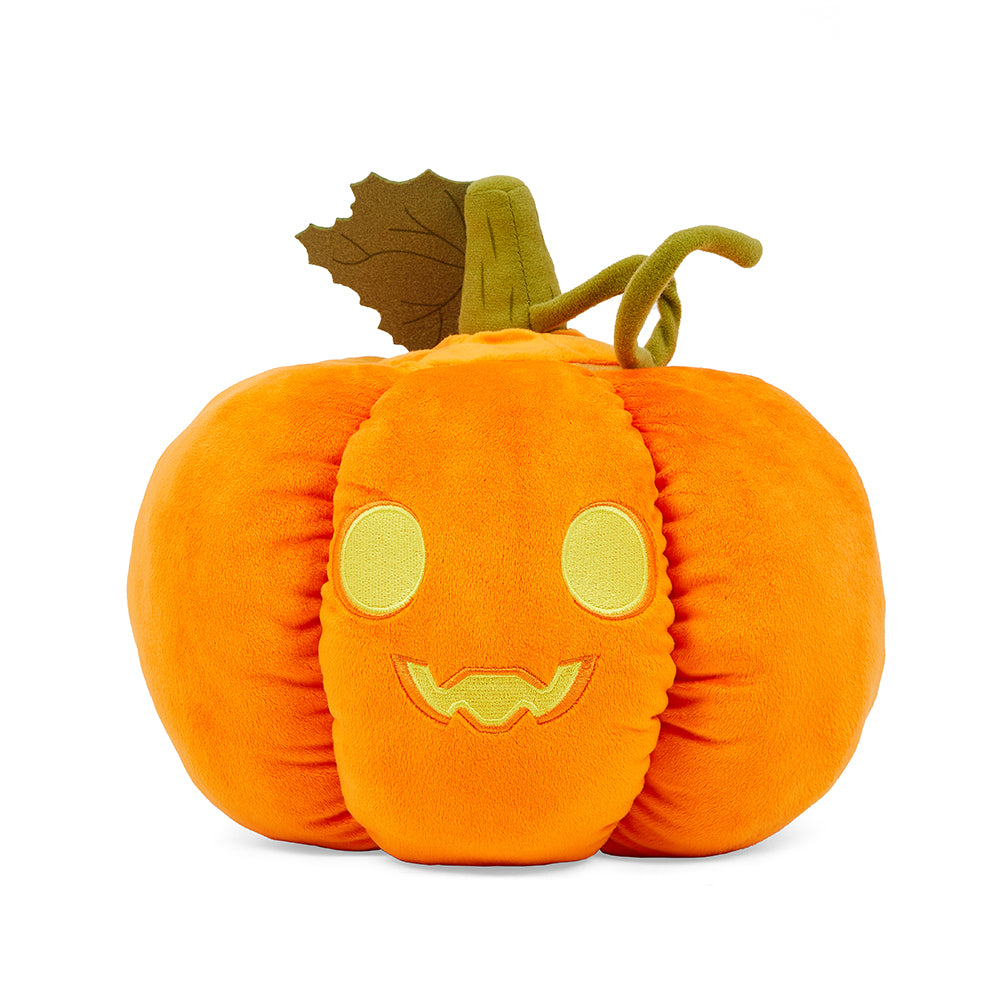 Yummy World Jack O'Lantern Interactive Pumpkin Plush with Candy Corns