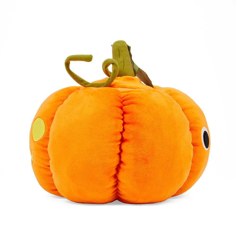 Yummy World Jack O'Lantern Interactive Pumpkin Plush with Candy Corns