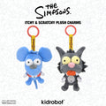 The Simpsons - Itchy & Scratchy Plush Charm Bundle 2-Pack (PRE-ORDER)