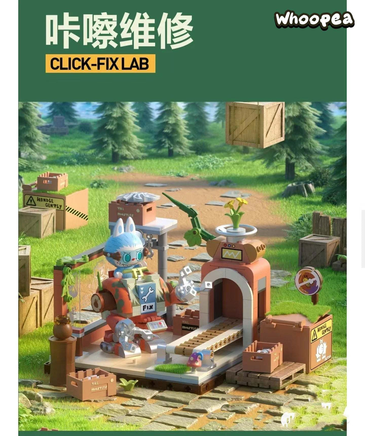 THE MONSTERS FOREST SECRET BASE - Blocks
