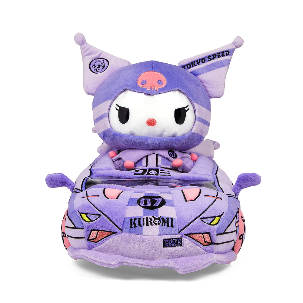 Hello Kitty® and Friends Tokyo Speed Racer 13" Plush 4-Pack Bundle - Badtz-maru®, Hello Kitty, Kuromi & My Melody® (PRE-ORDER)