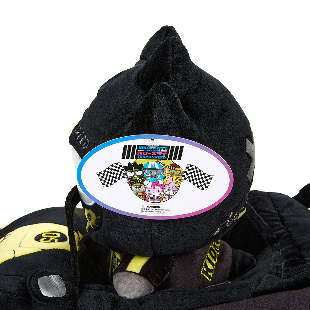Hello Kitty® and Friends Tokyo Speed Racer 13" Plush 4-Pack Bundle - Badtz-maru®, Hello Kitty, Kuromi & My Melody® (PRE-ORDER)