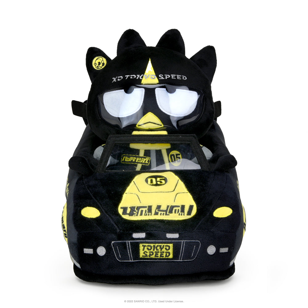 Hello Kitty® and Friends Tokyo Speed Racer 13" Plush 4-Pack Bundle - Badtz-maru®, Hello Kitty, Kuromi & My Melody® (PRE-ORDER)