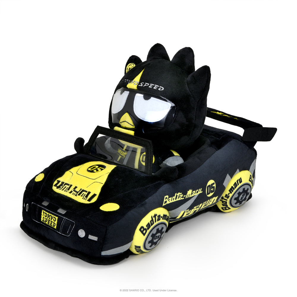 Hello Kitty® and Friends Tokyo Speed Racer 13" Plush 4-Pack Bundle - Badtz-maru®, Hello Kitty, Kuromi & My Melody® (PRE-ORDER)