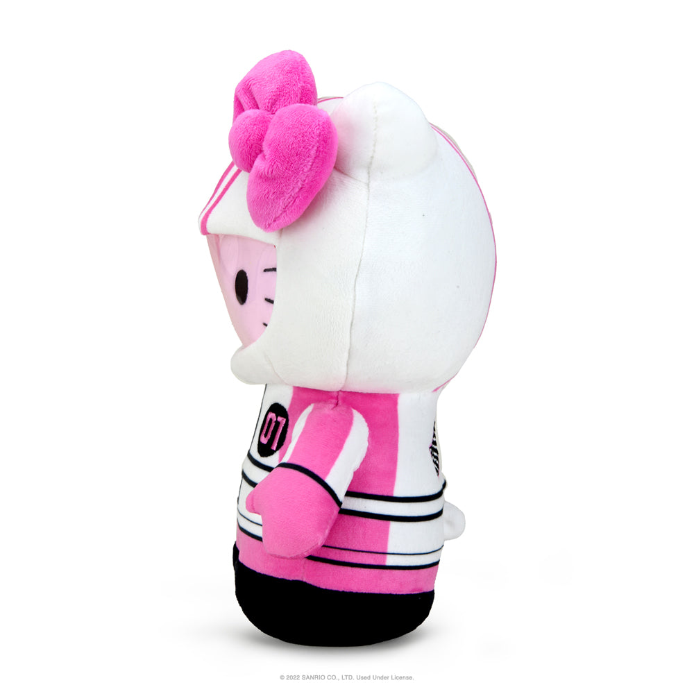 Hello Kitty® and Friends Tokyo Speed Racer 13" Plush 4-Pack Bundle - Badtz-maru®, Hello Kitty, Kuromi & My Melody® (PRE-ORDER)