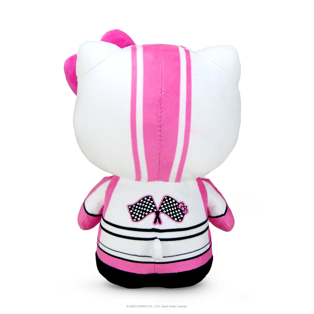 Hello Kitty® and Friends Tokyo Speed Racer 13" Plush 4-Pack Bundle - Badtz-maru®, Hello Kitty, Kuromi & My Melody® (PRE-ORDER)