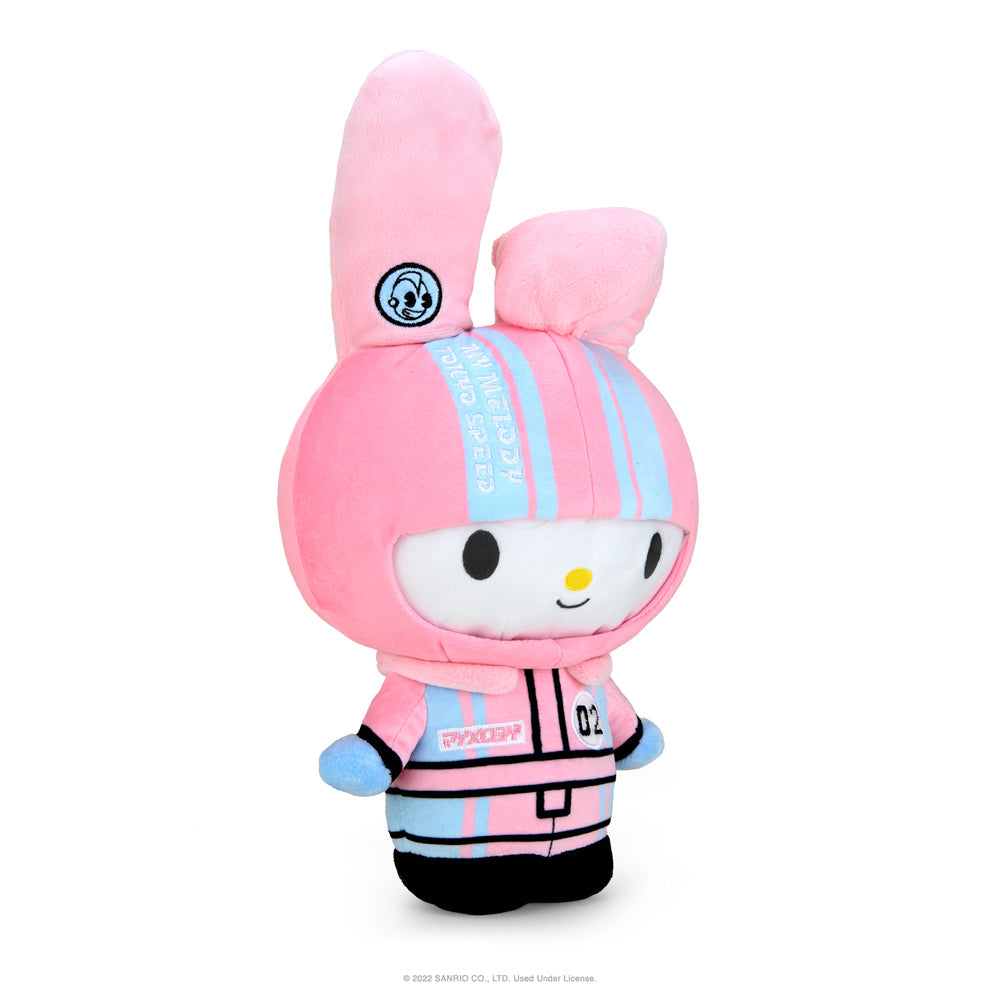 Hello Kitty® and Friends Tokyo Speed Racer 13" Plush 4-Pack Bundle - Badtz-maru®, Hello Kitty, Kuromi & My Melody® (PRE-ORDER)