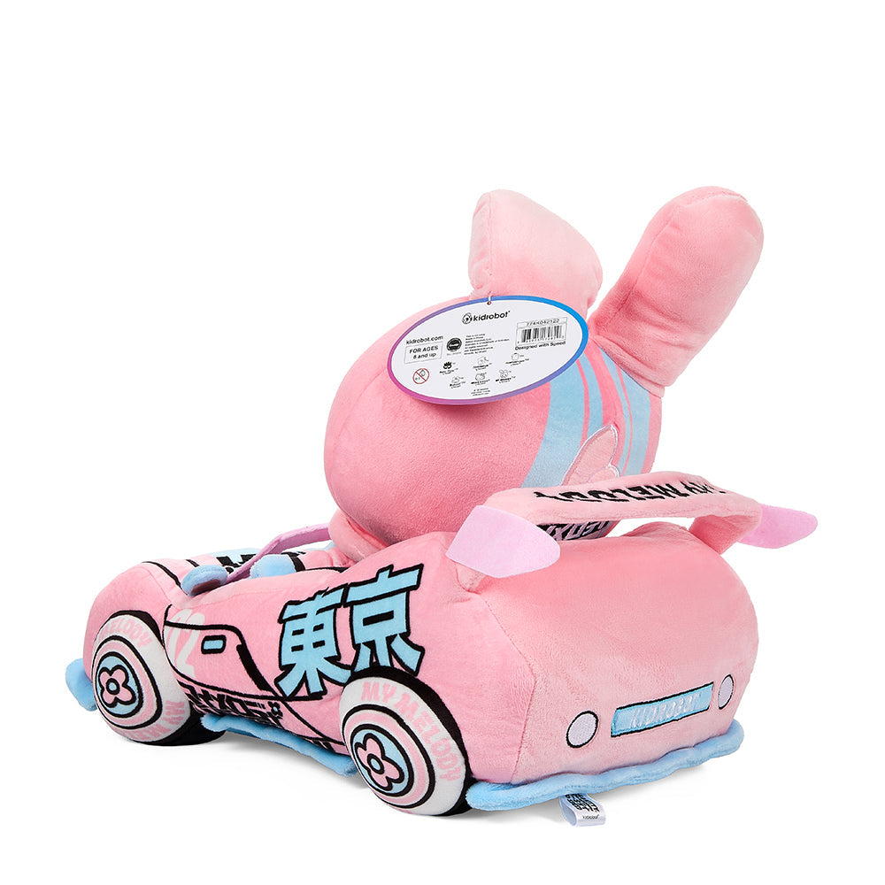 Hello Kitty® and Friends Tokyo Speed Racer 13" Plush 4-Pack Bundle - Badtz-maru®, Hello Kitty, Kuromi & My Melody® (PRE-ORDER)