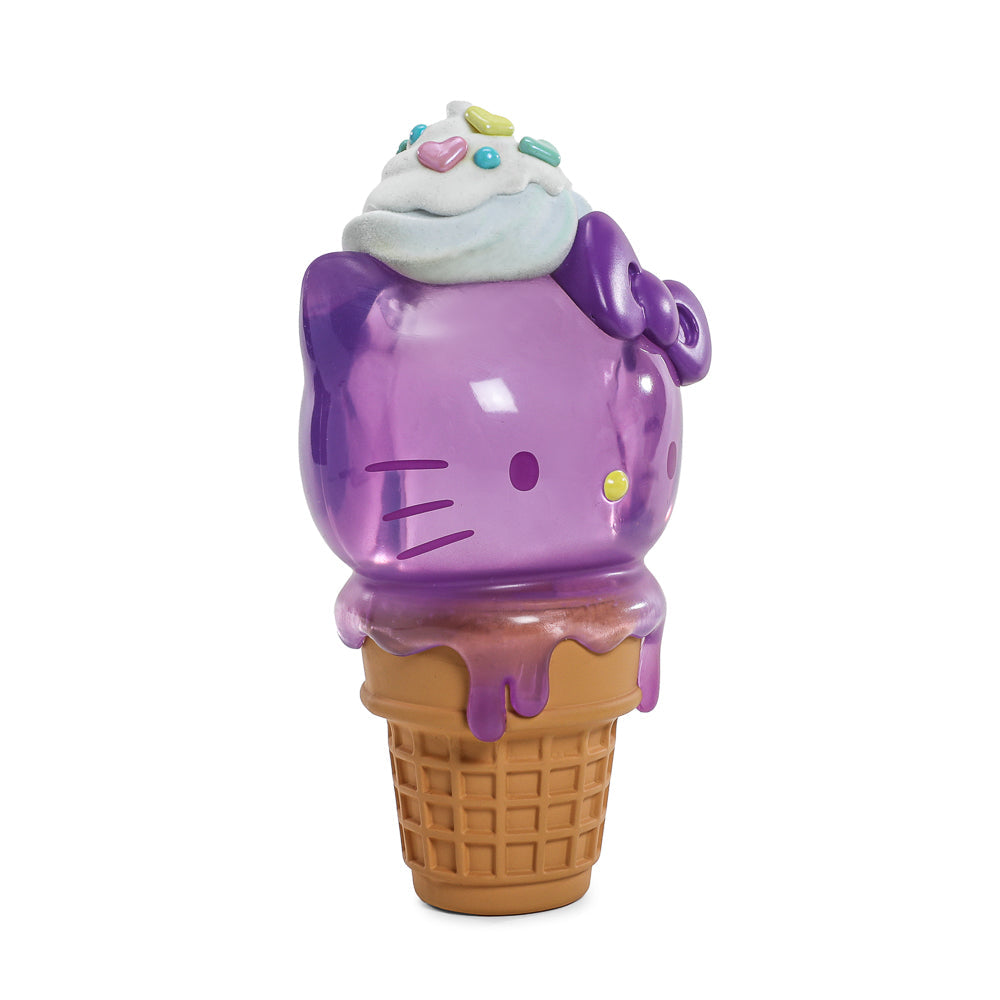 Hello Kitty® Ice Cream Cone 6" Vinyl Art Figure - Translucent Ube Edition - Kidrobot.com Exclusive (Limited Edition of 500)
