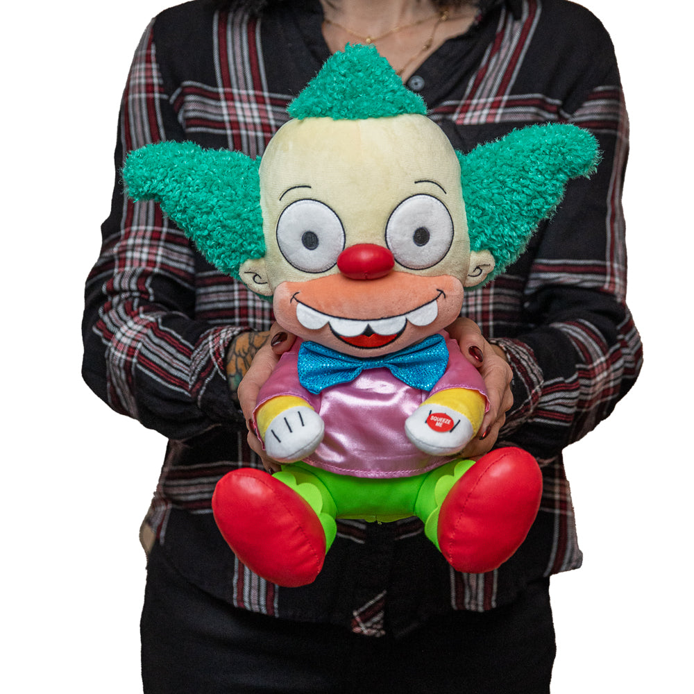 The Simpsons - Krusty the Clown 13" Plush with Sound