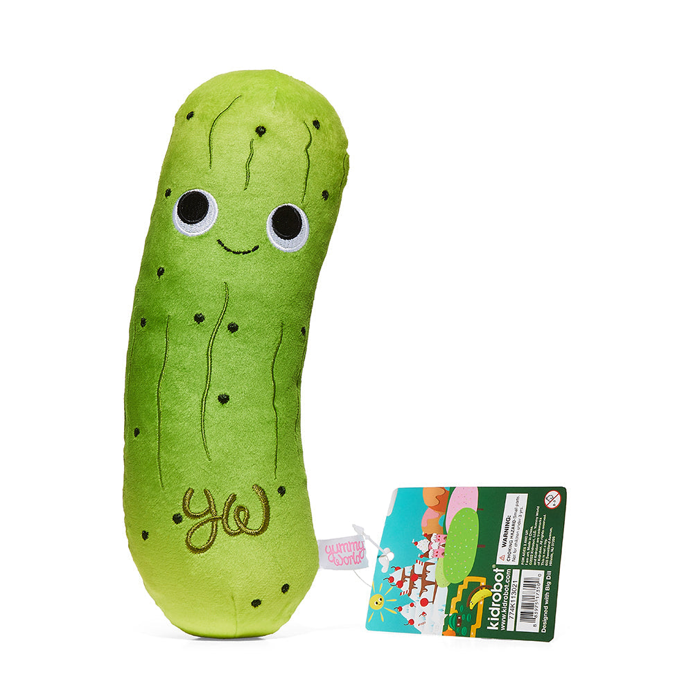 Yummy World Crunchy Pickle in a Bag 10" Interactive Plush