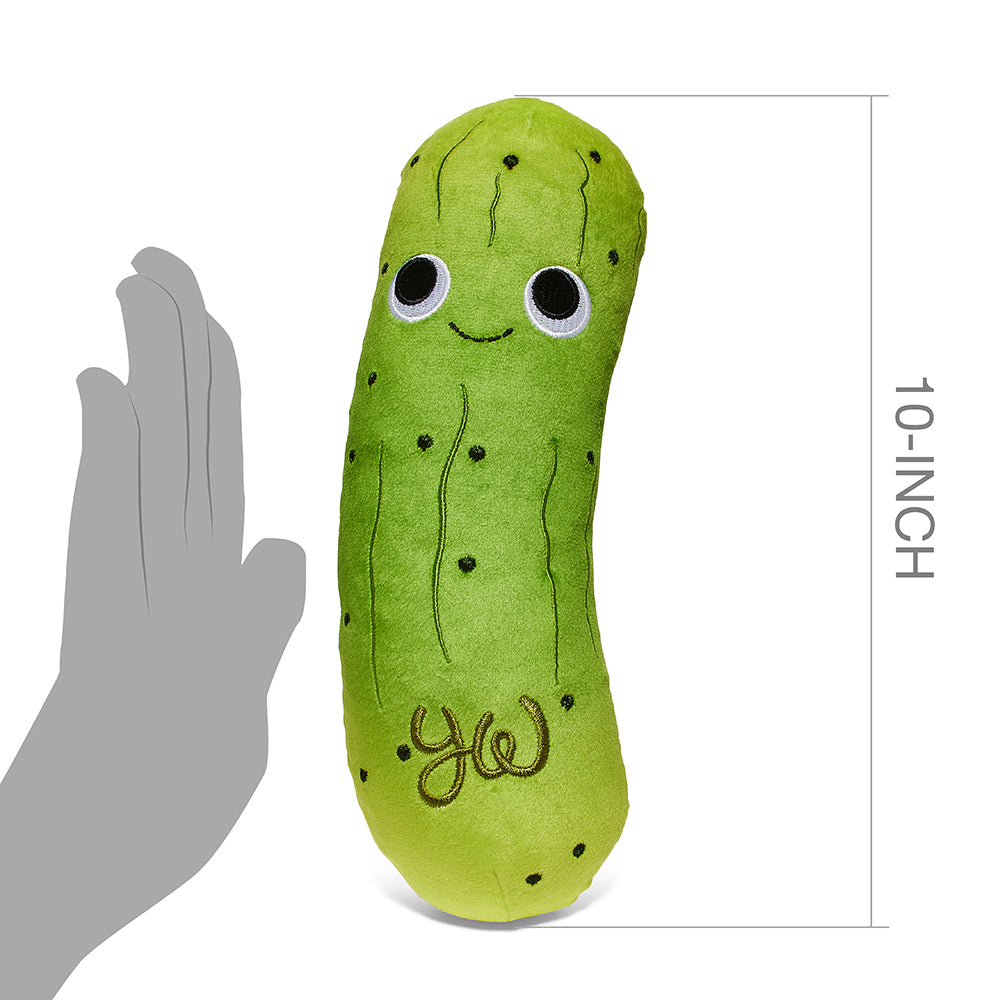 Yummy World Crunchy Pickle in a Bag 10" Interactive Plush
